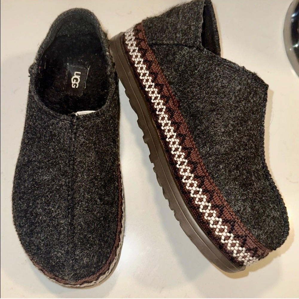 UGG Women's Charcoal and Chocolate Mules
